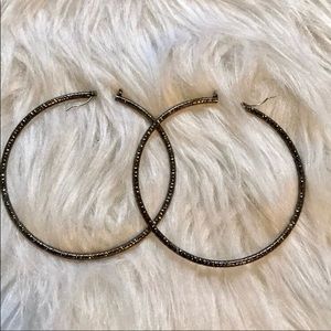 🔥Express Pewter Hoop Earrings